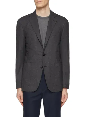 -----------CANALI ---- ------------ ----Notch Lapel Single Breasted Blazer --