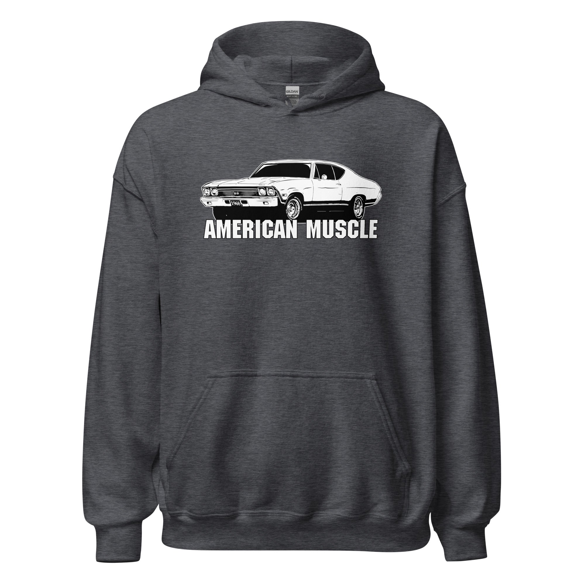 1968 Chevelle Hoodie American Muscle Car Sweatshirt