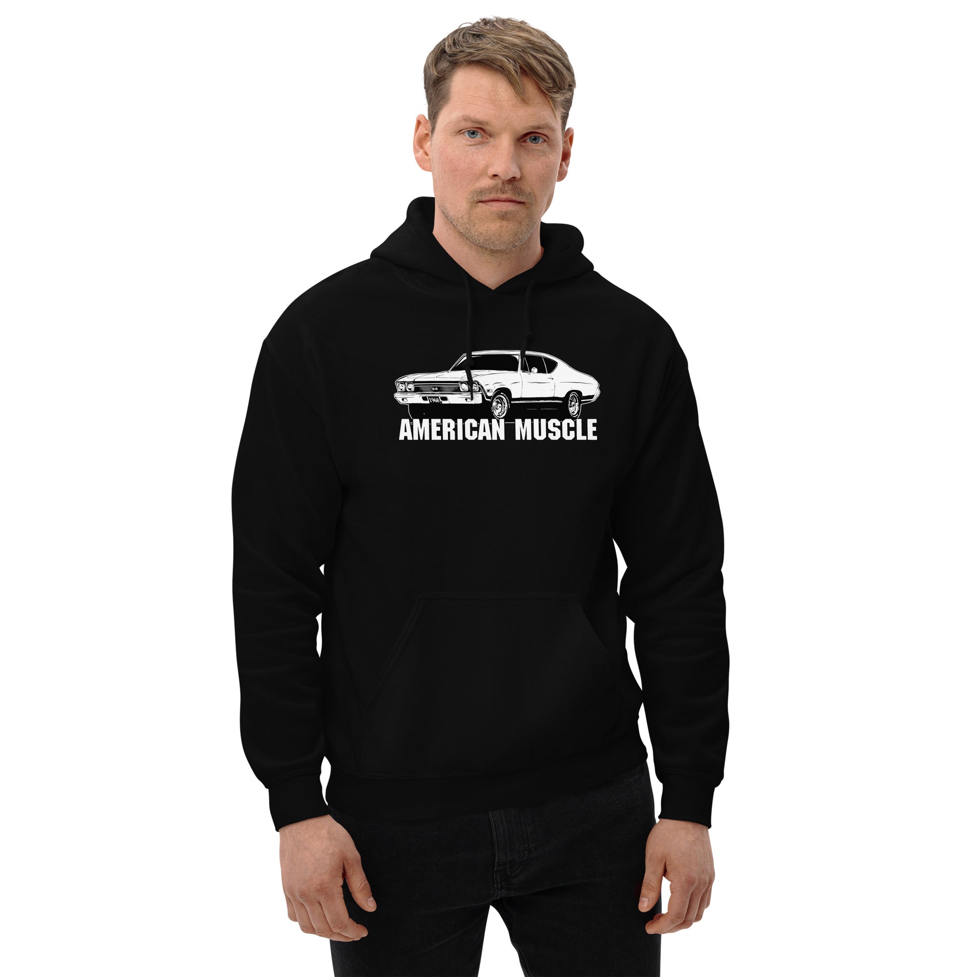 1968 Chevelle Hoodie American Muscle Car Sweatshirt