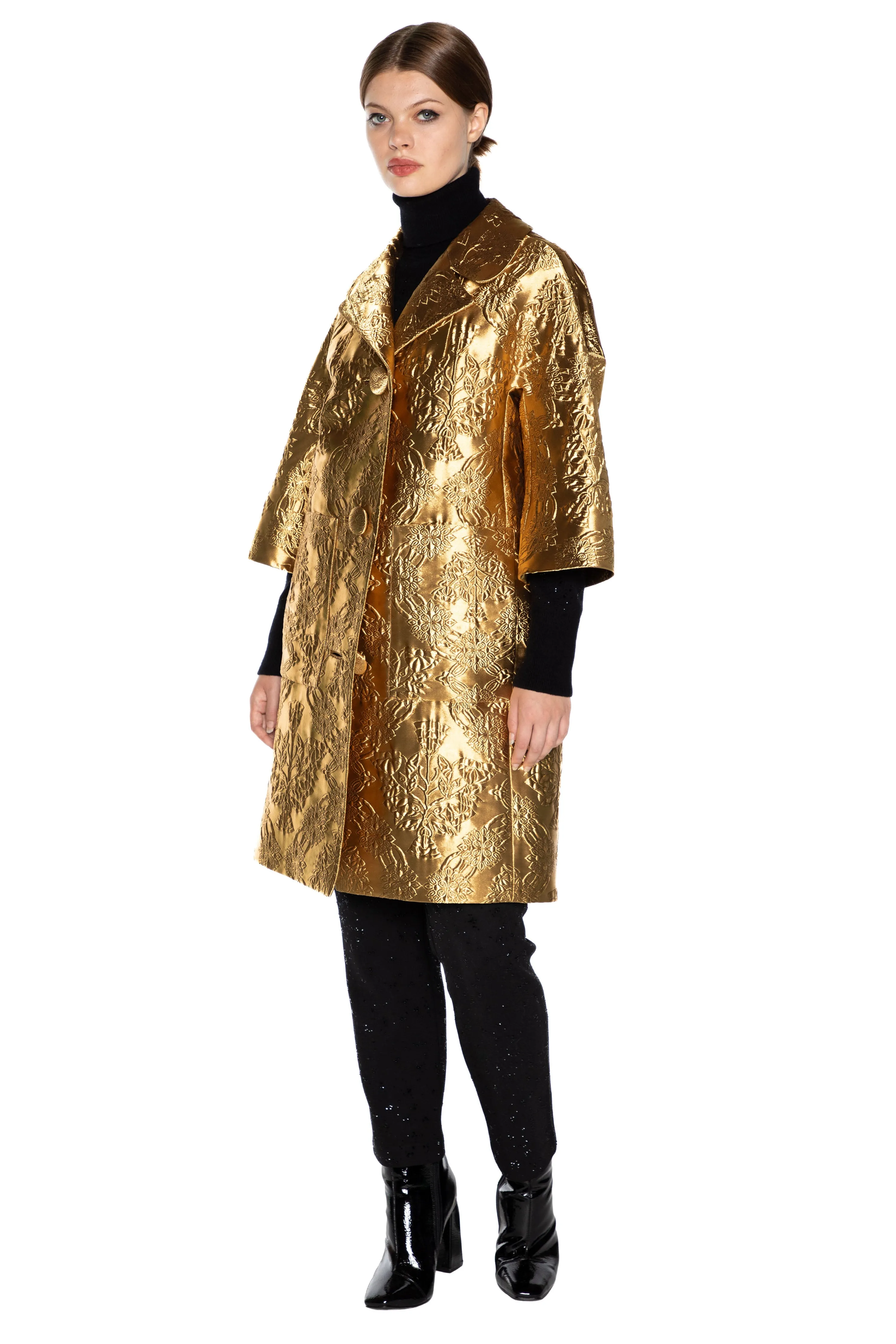 '24 KT' PATCH POCKET COAT