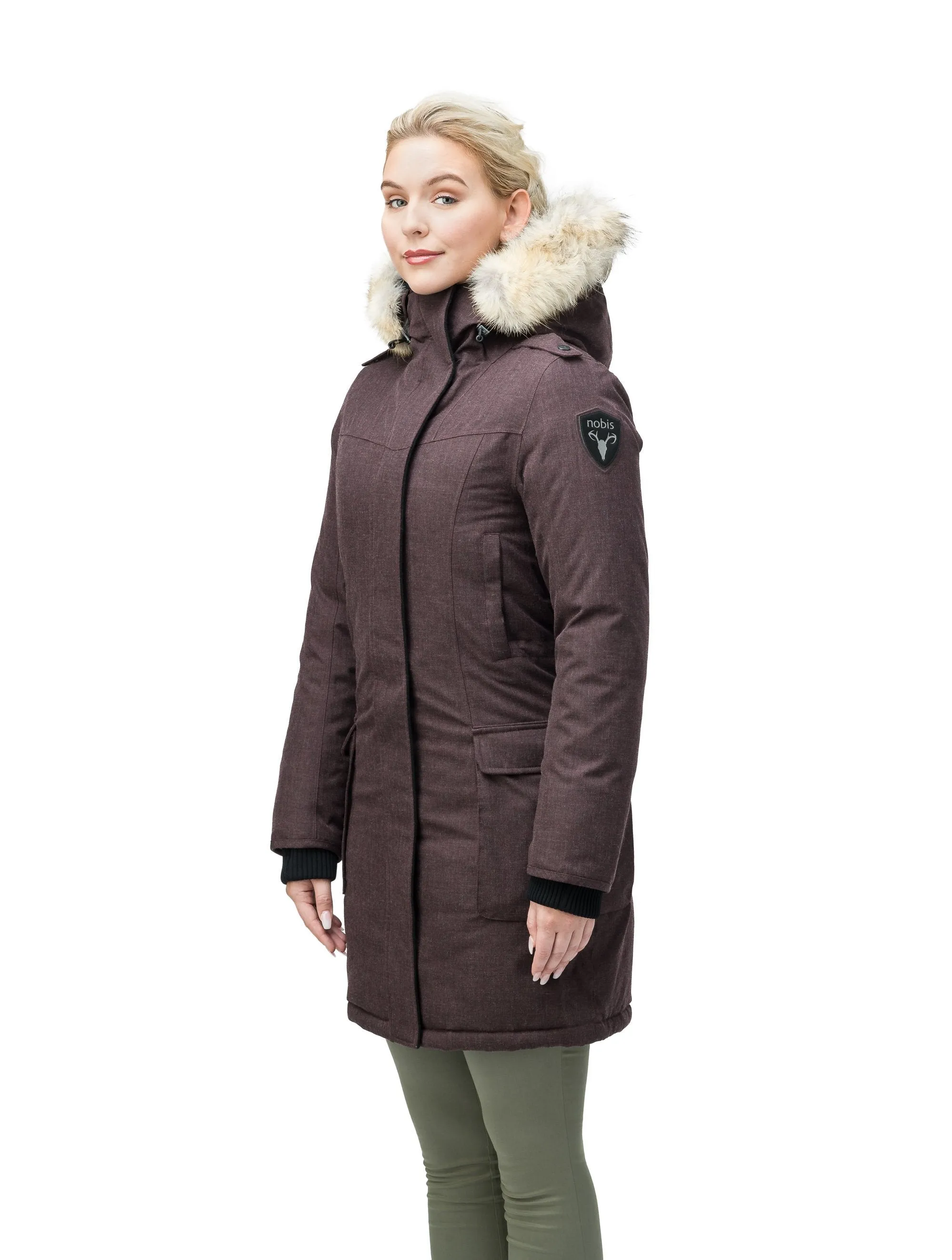 Abby Women's Thigh Length Parka