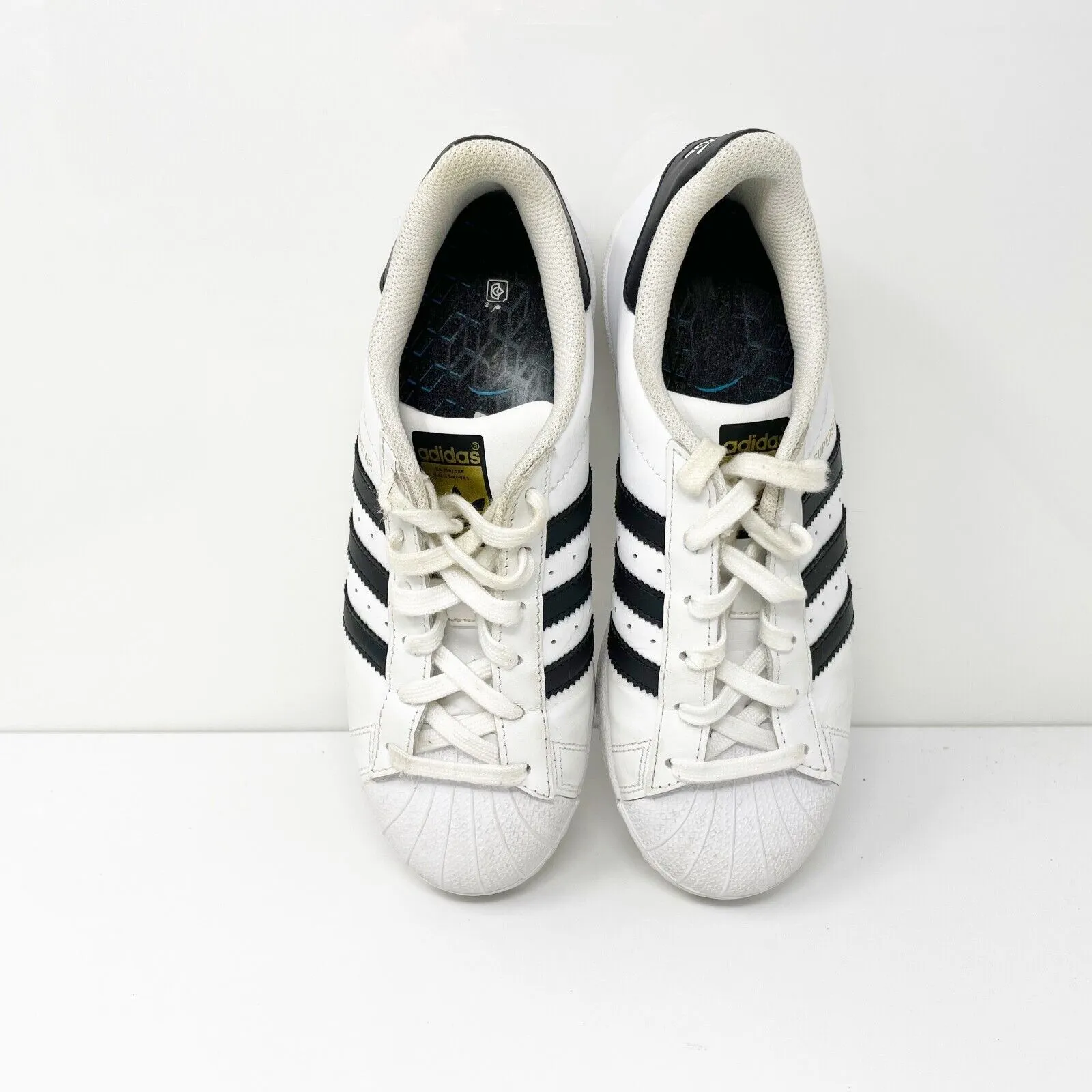 Adidas Boys Superstar C77154 White Casual Shoes Sneakers Size 5.5