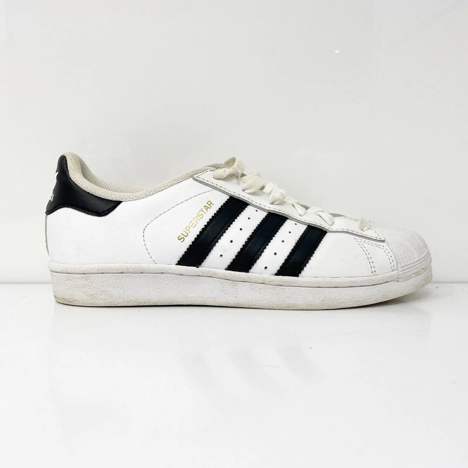 Adidas Boys Superstar C77154 White Casual Shoes Sneakers Size 5.5