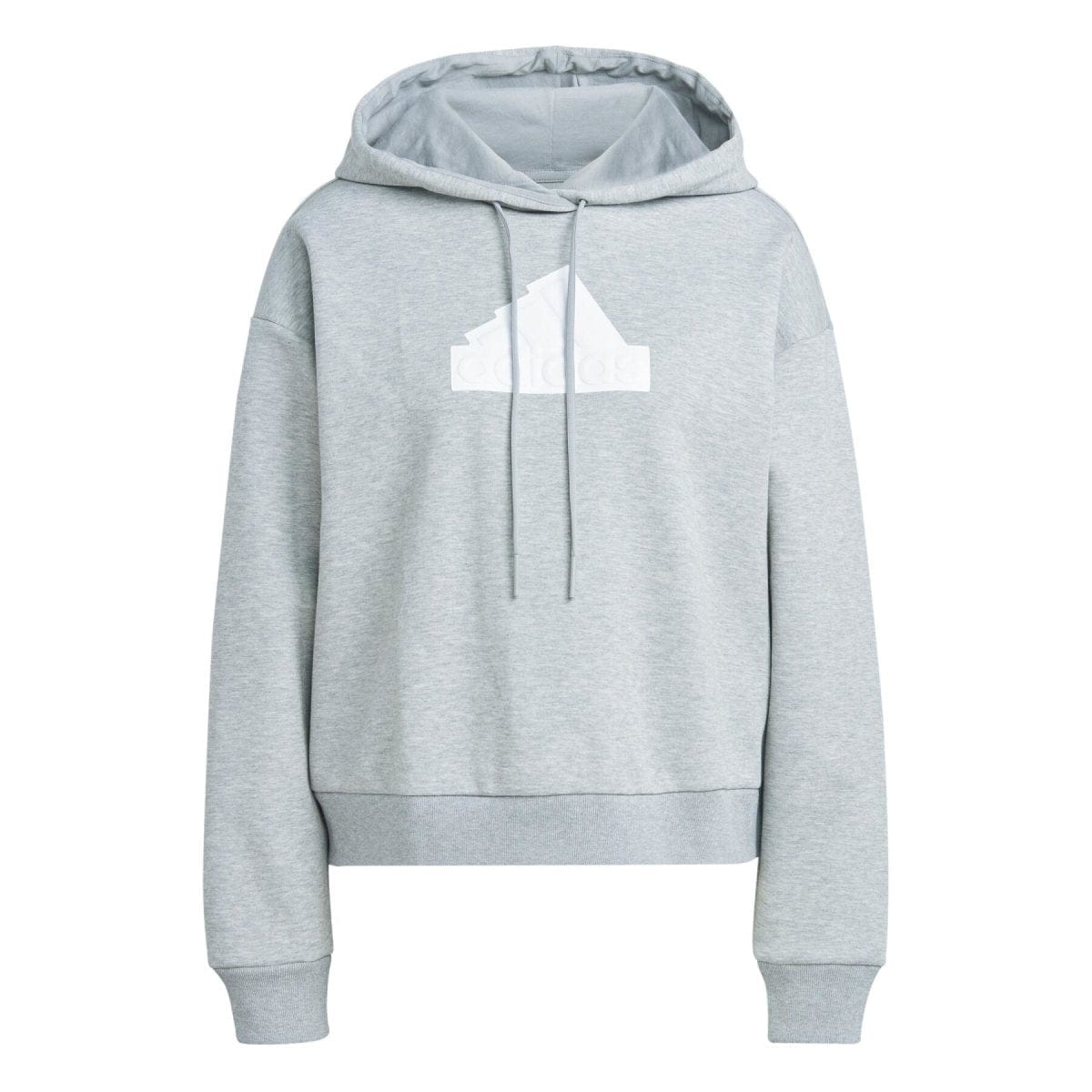 ADIDAS WOMEN'S BADGE OF SPORT GREY HOODIE