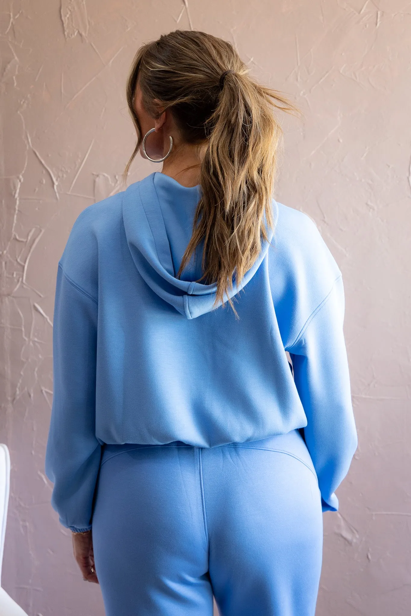 Airessentials Cinched Hoodie - Cornflower Blue | SPANX - FINAL SALE