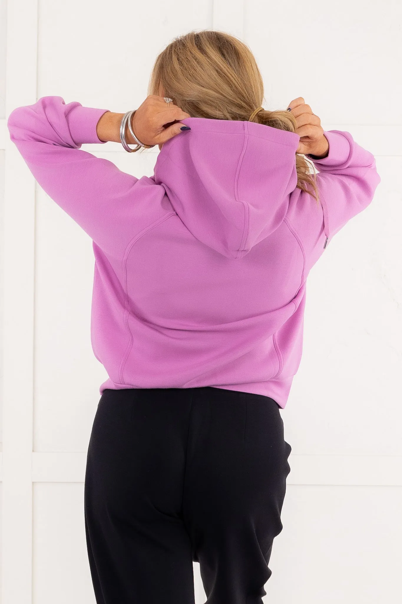 Airessentials Full Zip Hoodie - Lotus Pink | Spanx - SALE