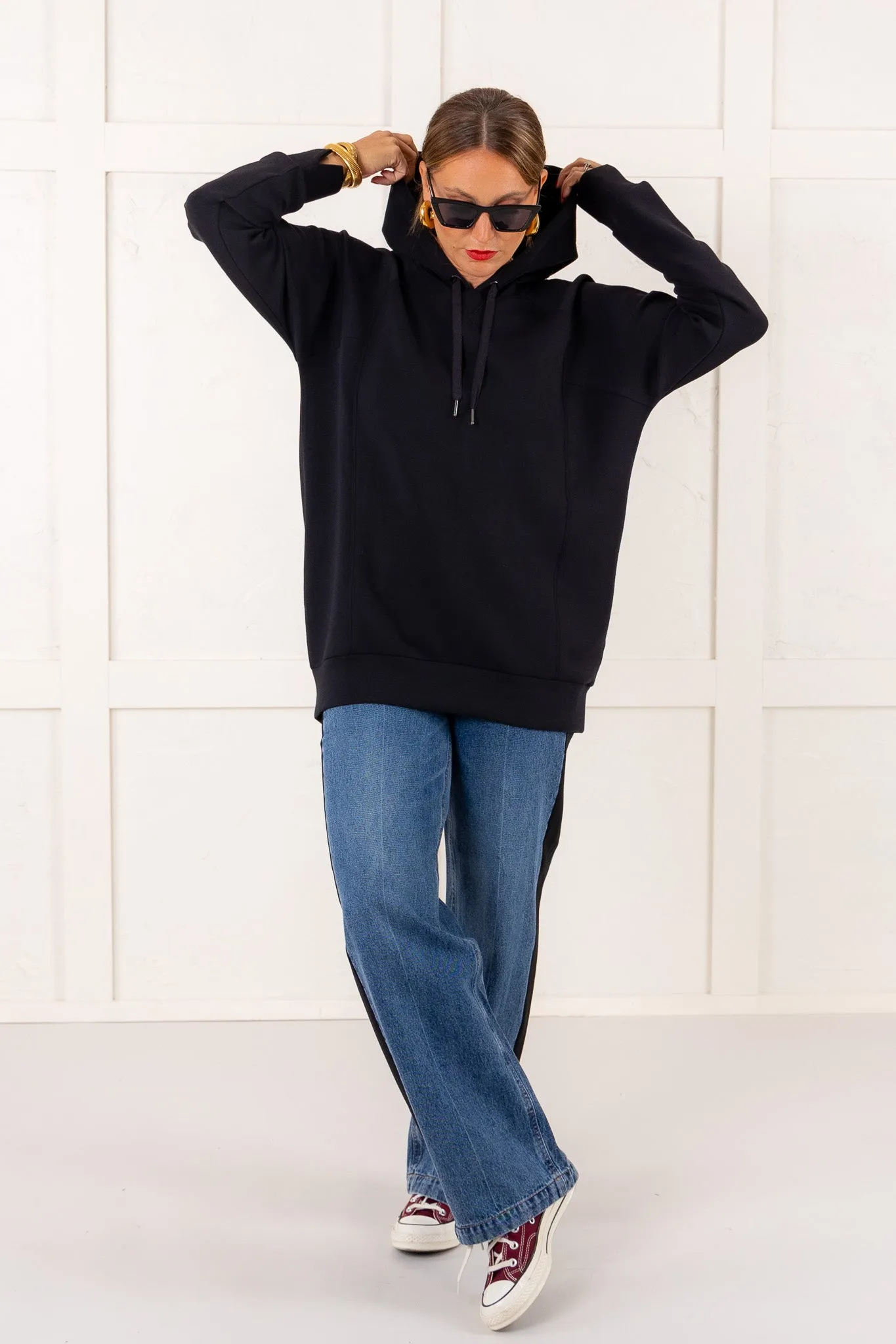 Airessentials Long Hoodie - Black | SPANX