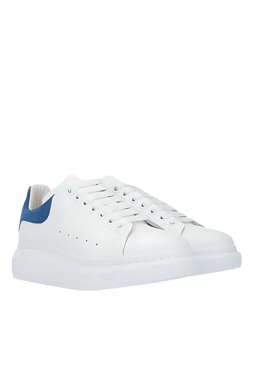 Alexander McQueen Sneakers White/Blue Croc