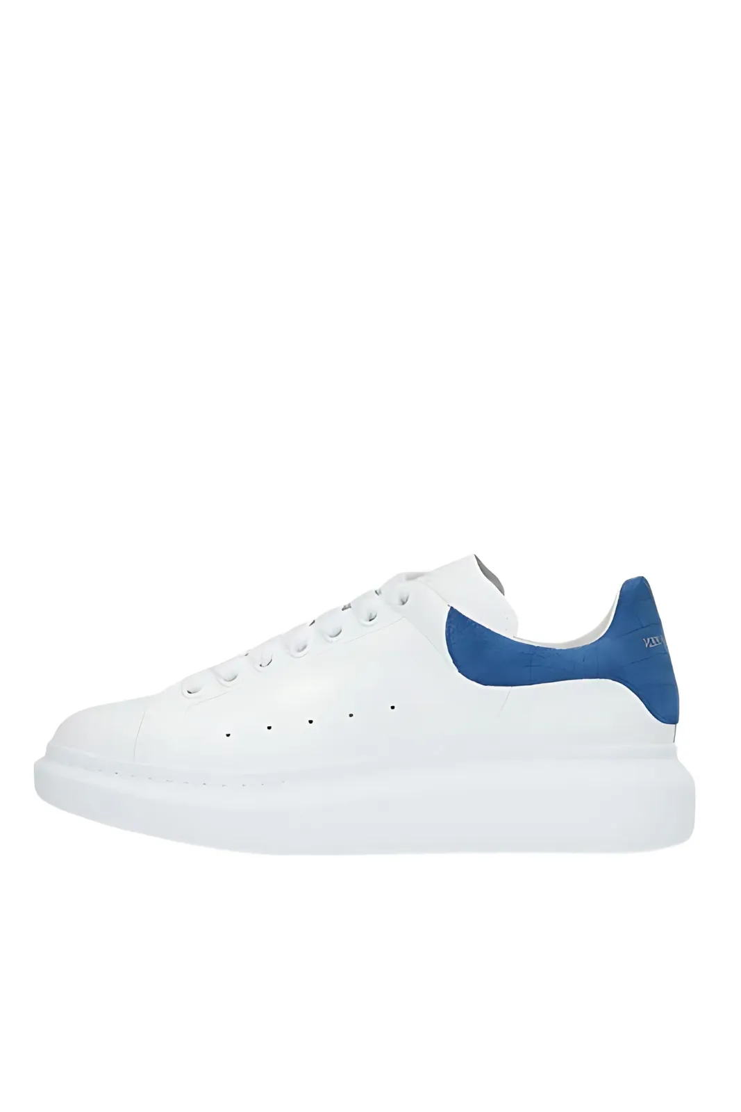 Alexander McQueen Sneakers White/Blue Croc