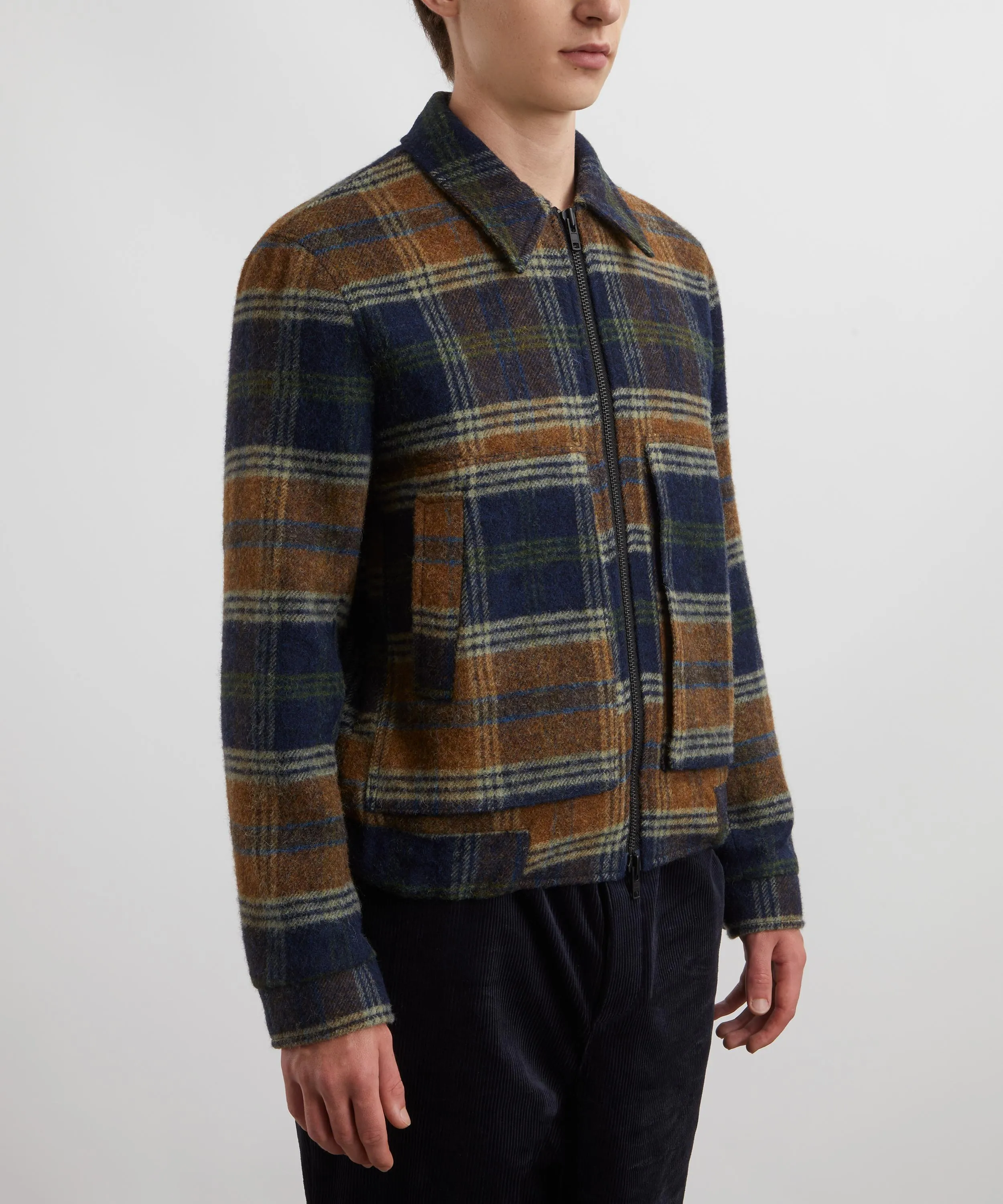 Arlington Checked Bomber Jacket