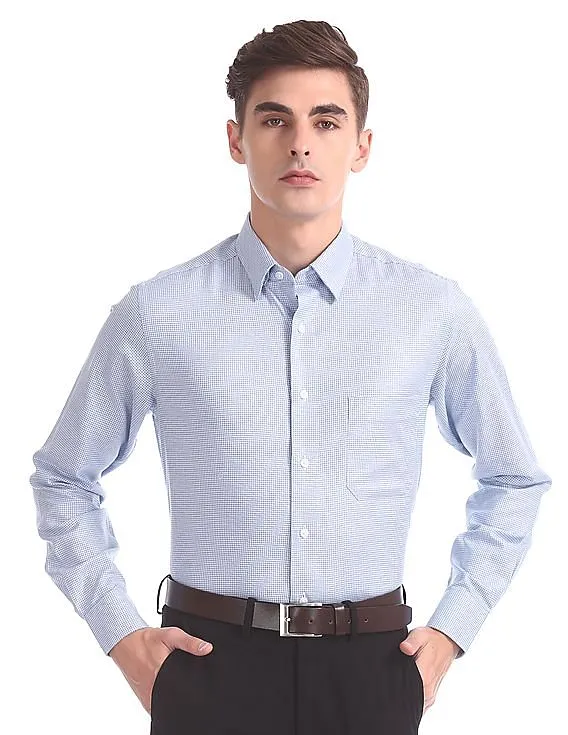 Arrow Regular Fit Concealed Button Down Shirt