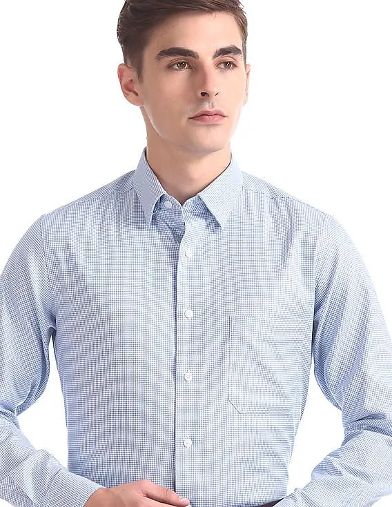 Arrow Regular Fit Concealed Button Down Shirt