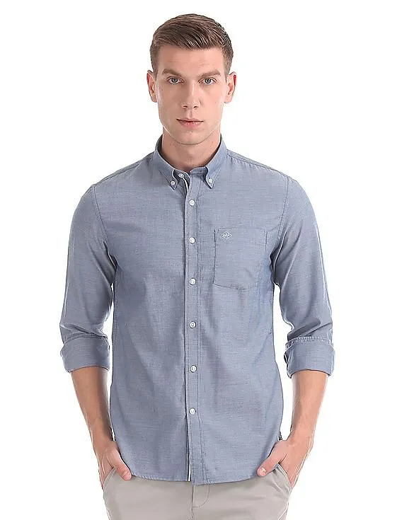 Arrow Sports Slim Fit Button Down Shirt