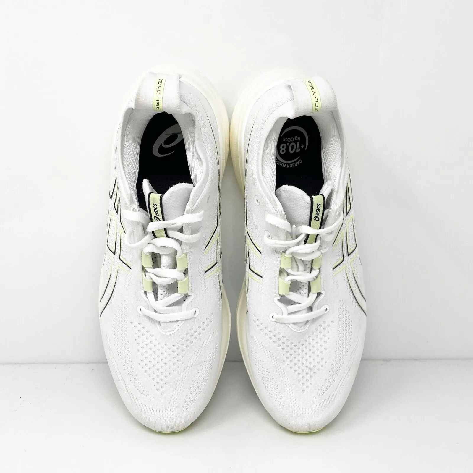 Asics Mens Gel Nimbus 26 1011B796 White Running Shoes Sneakers Size 8.5 EW