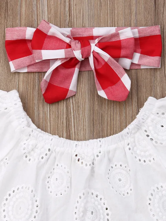 Baby I know I'm Cute Top and Skirted Bloomers with Headband Set