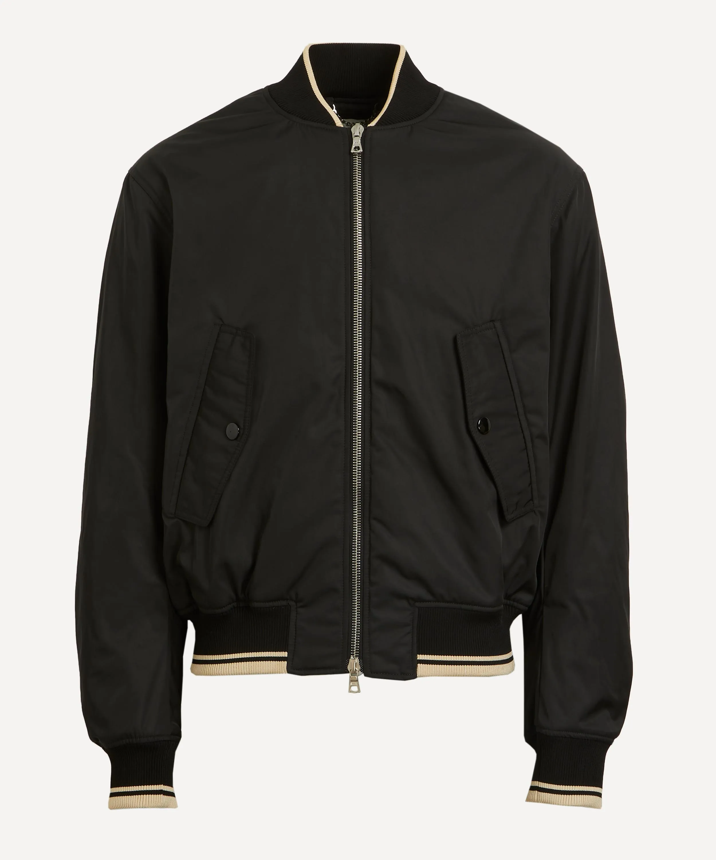 Back Zip Bomber Jacket