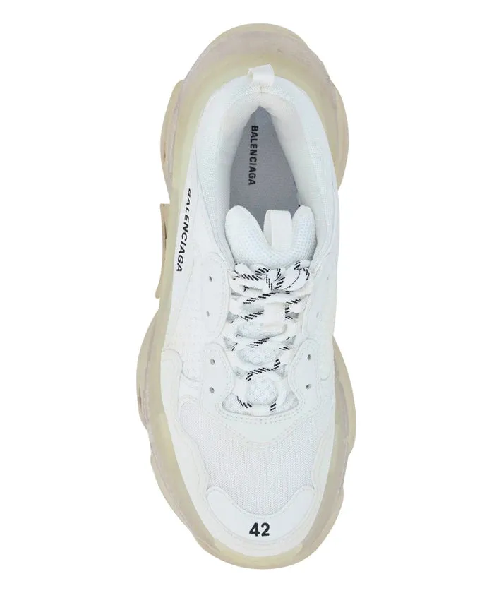 Balenciaga Triple S Clear Sole White low-top sneakers