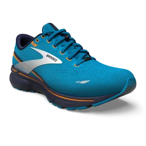 Brooks | Ghost 15 GTX | Men's | Blue/Peacoat/Orange