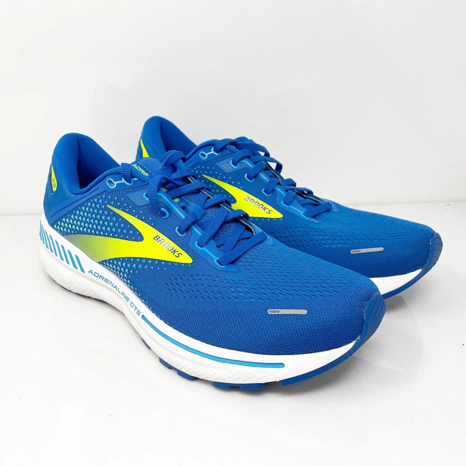 Brooks Mens Adrenaline GTS 22 1103661D482 Blue Running Shoes Sneakers Size 12 D