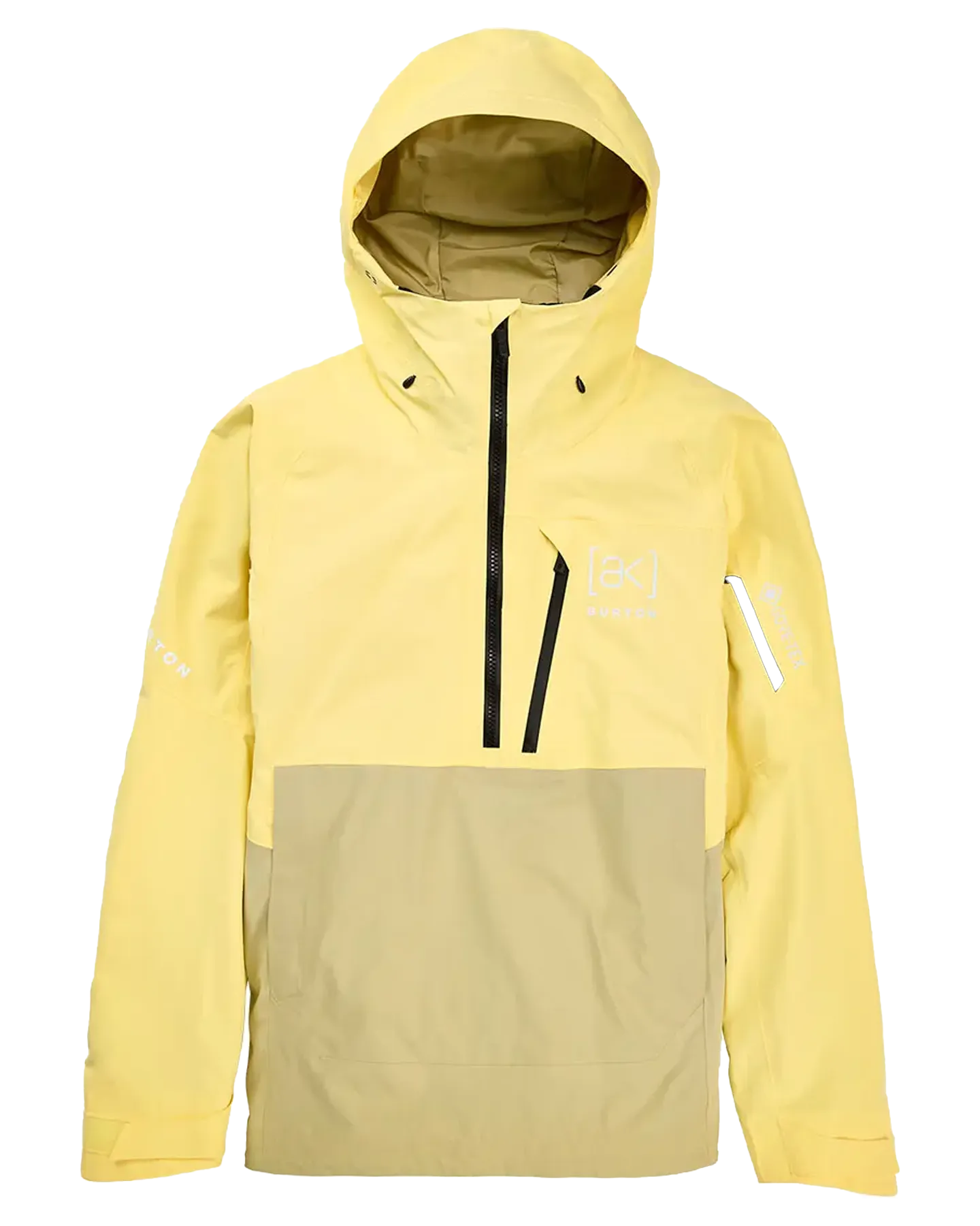 Burton Men's [ak] Velocity GoreTex 2L Anorak Snow Jacket - Buttermilk/Mushroom