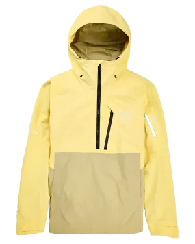 Burton Men's [ak] Velocity GoreTex 2L Anorak Snow Jacket - Buttermilk/Mushroom