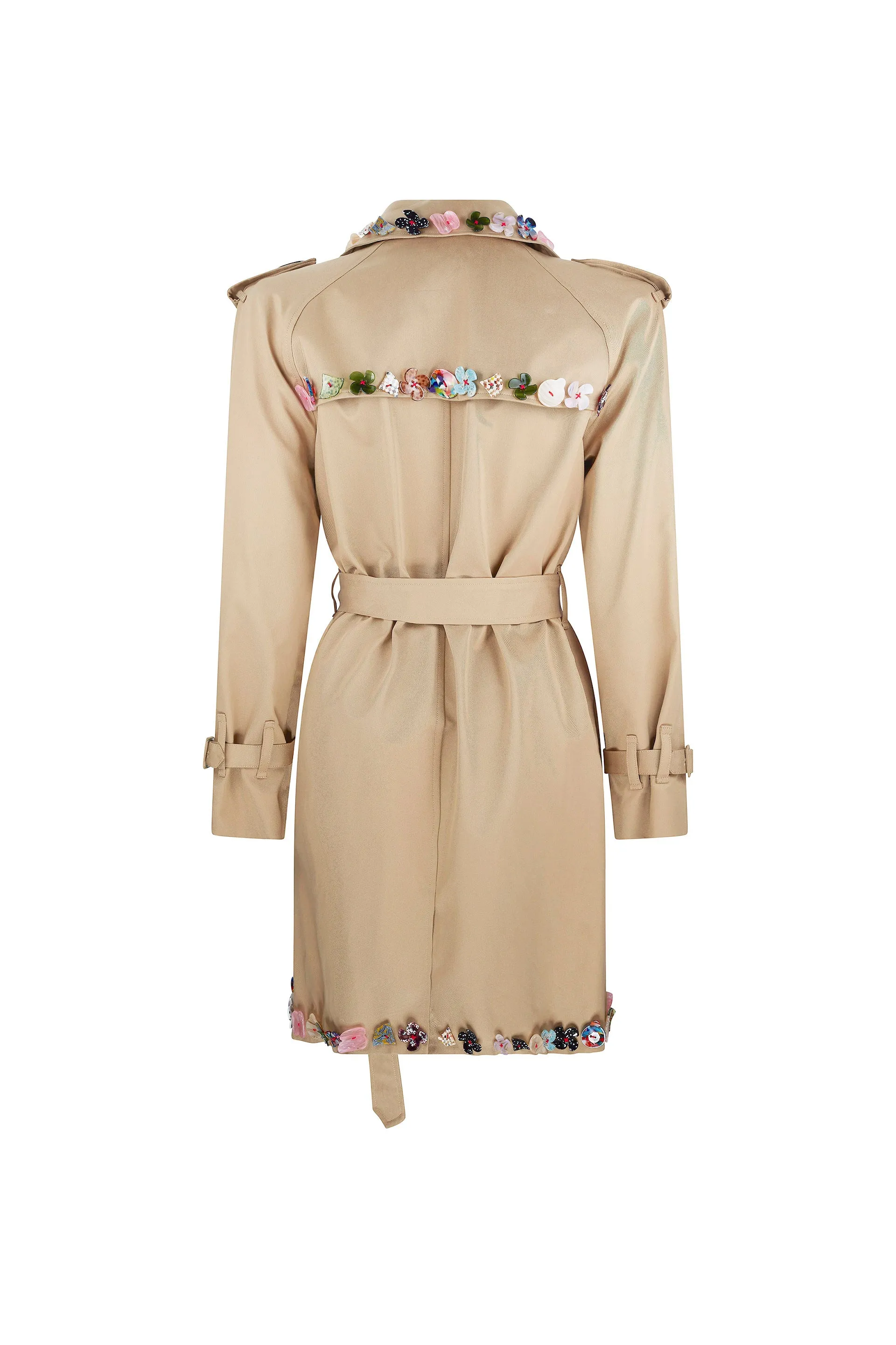 'BUTTON TOWN' TRENCH COAT