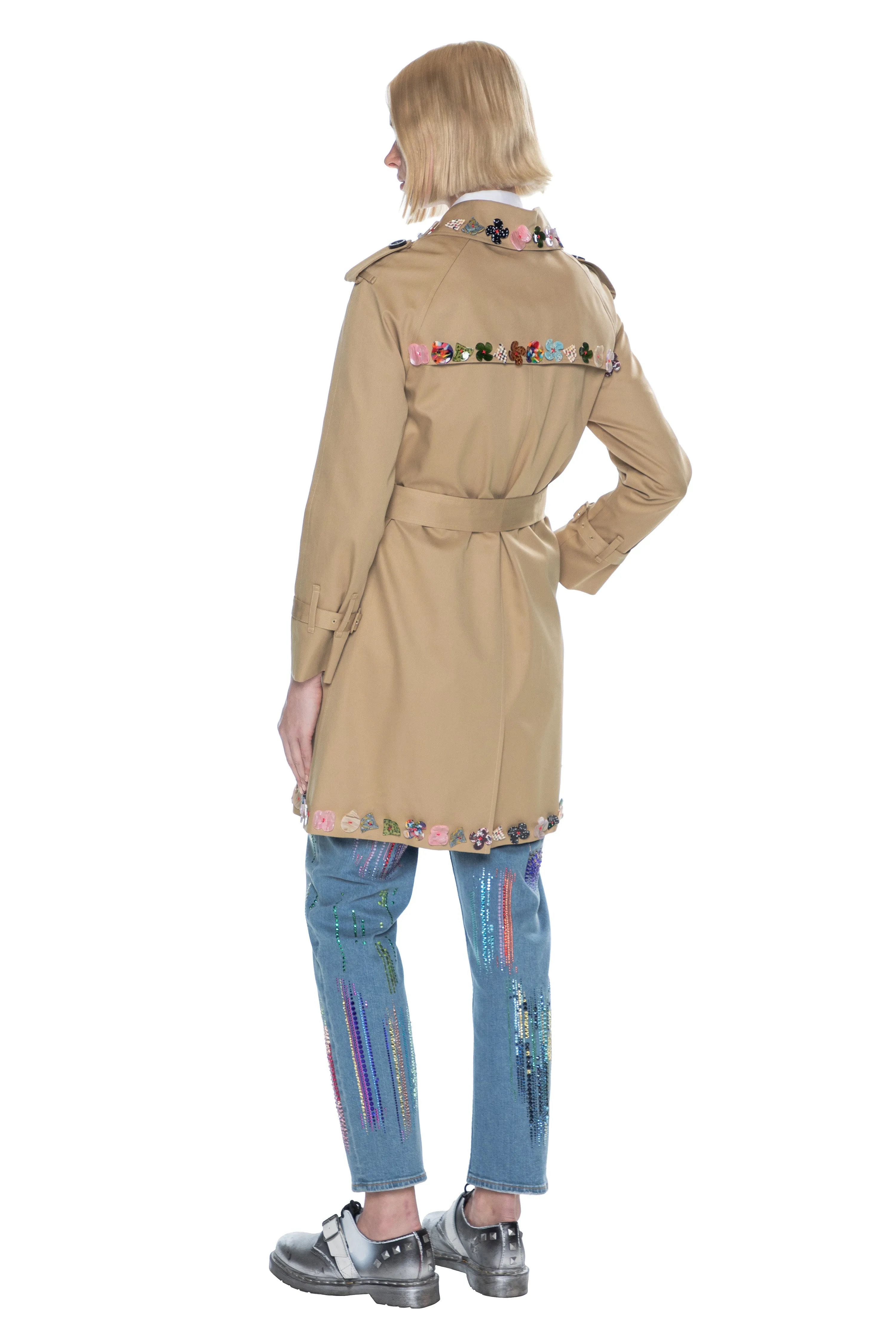 'BUTTON TOWN' TRENCH COAT