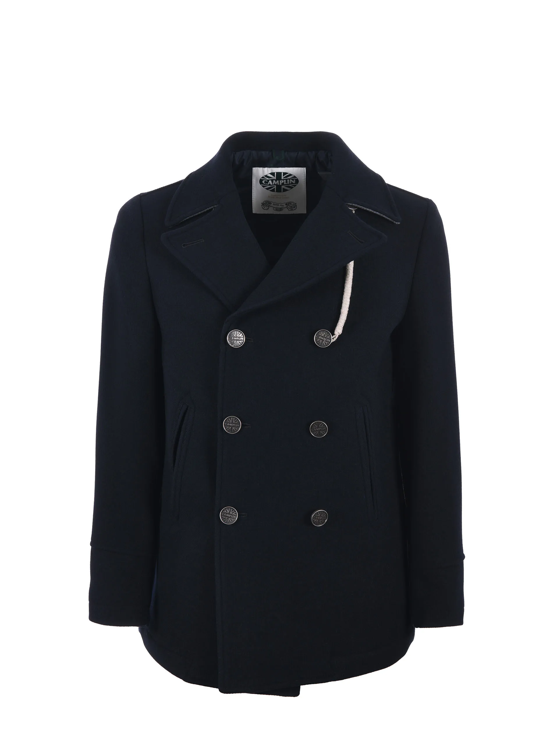 CAMPLIN Camplin Peacoat in wool blend