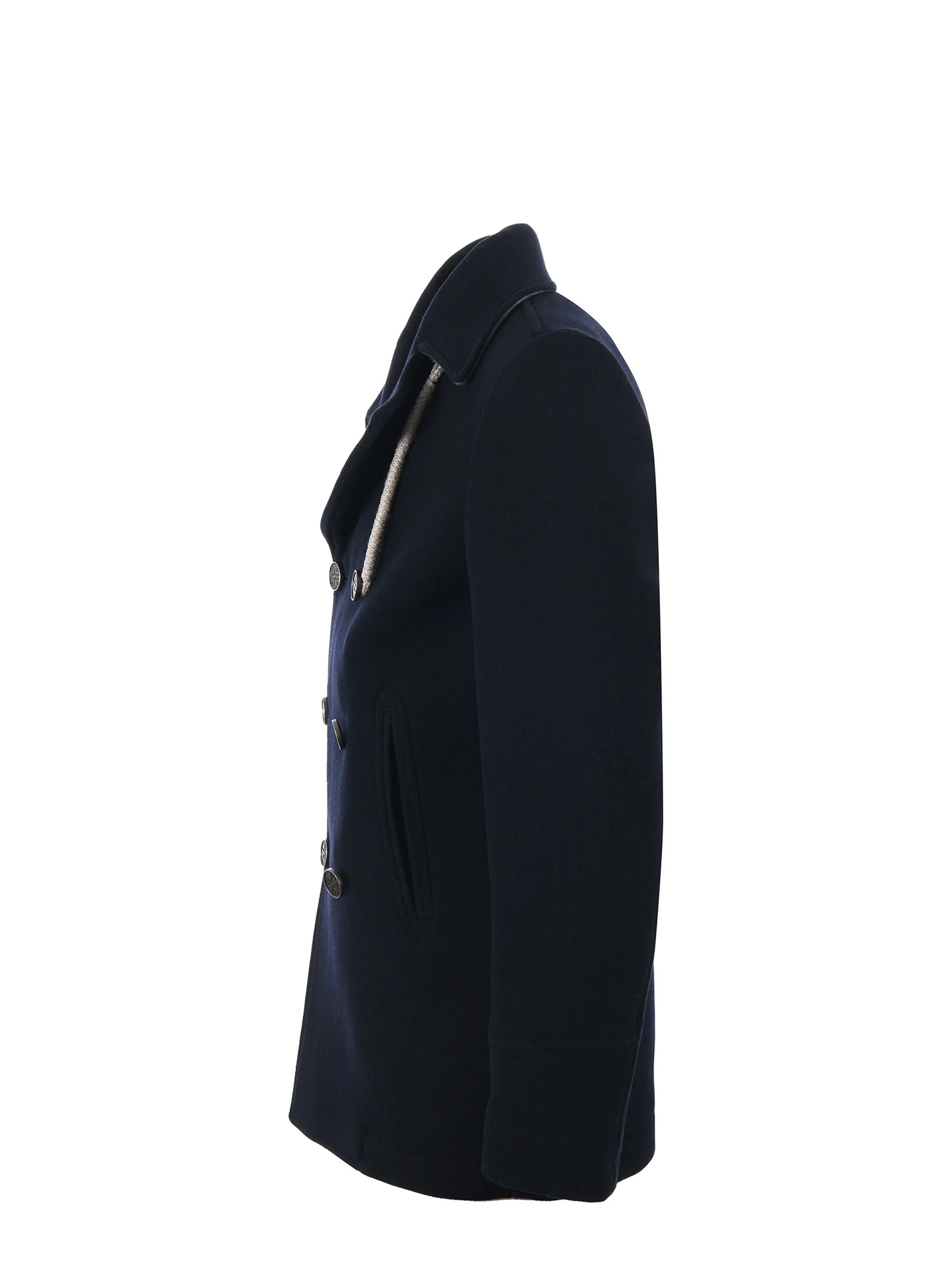 CAMPLIN Camplin Peacoat in wool blend