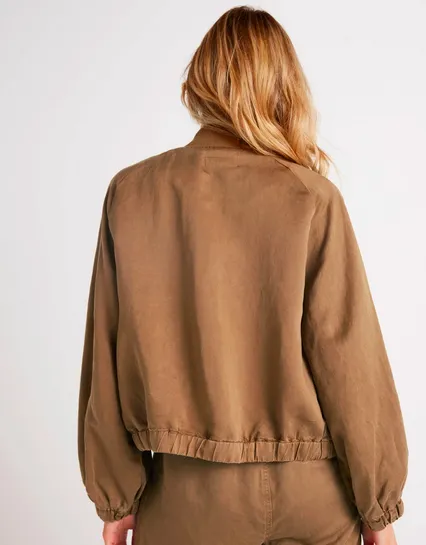 CHLOE CLEAN BOMBER JACKET