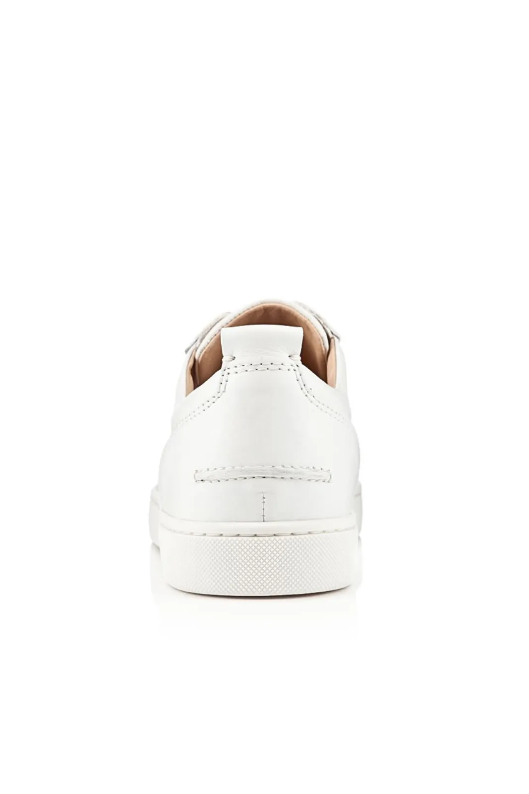 Christian Louboutin Louis Junior Spikes White Sneakers