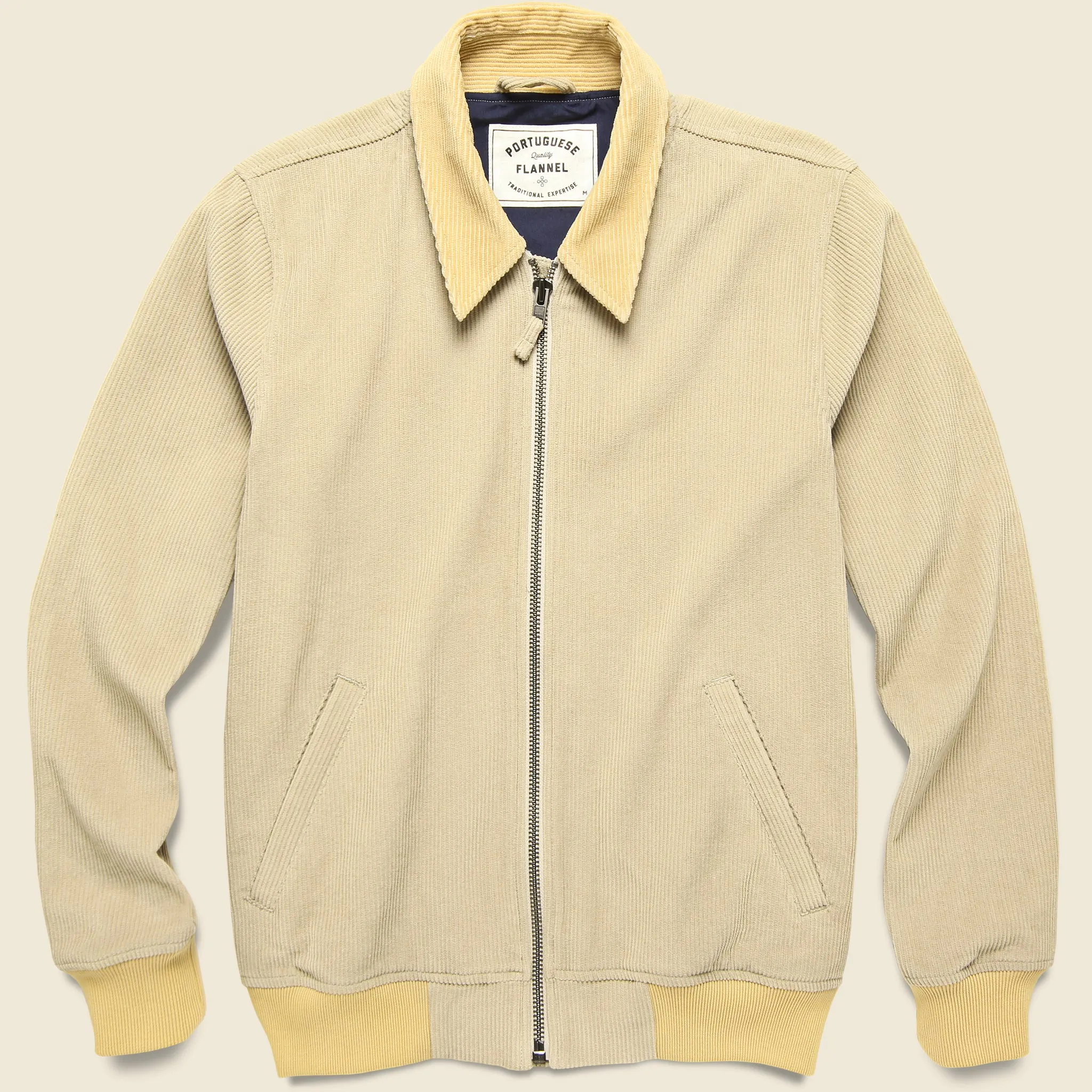 Corduroy Bomber Jacket - Sand