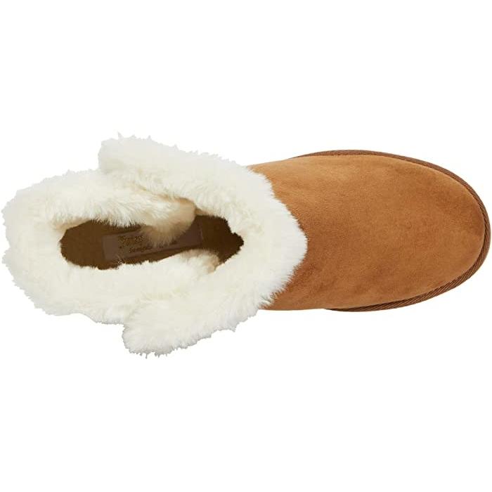 Cozy faux-fur trim faux suede juicy couture boots