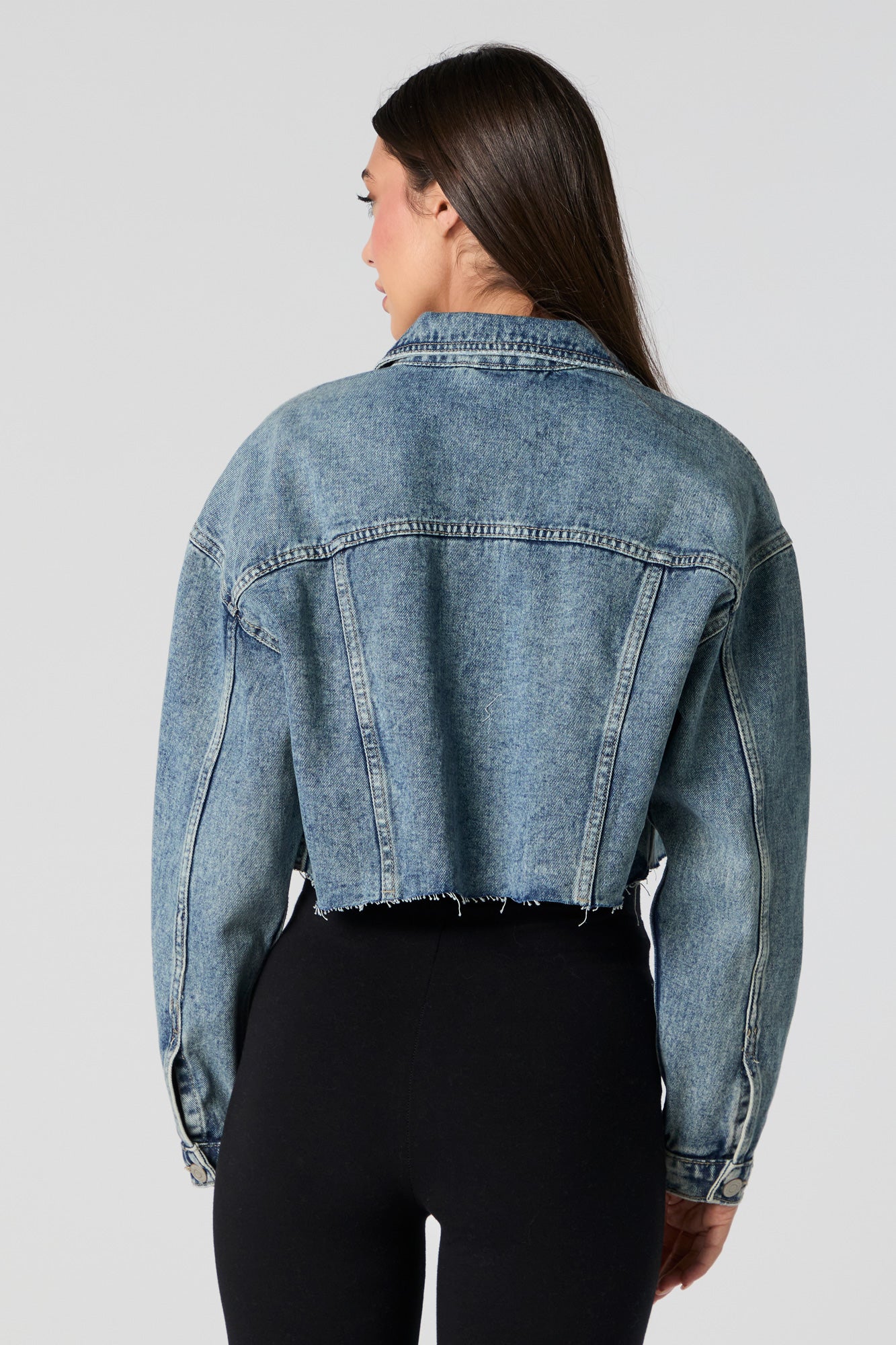 Cropped Denim Jacket