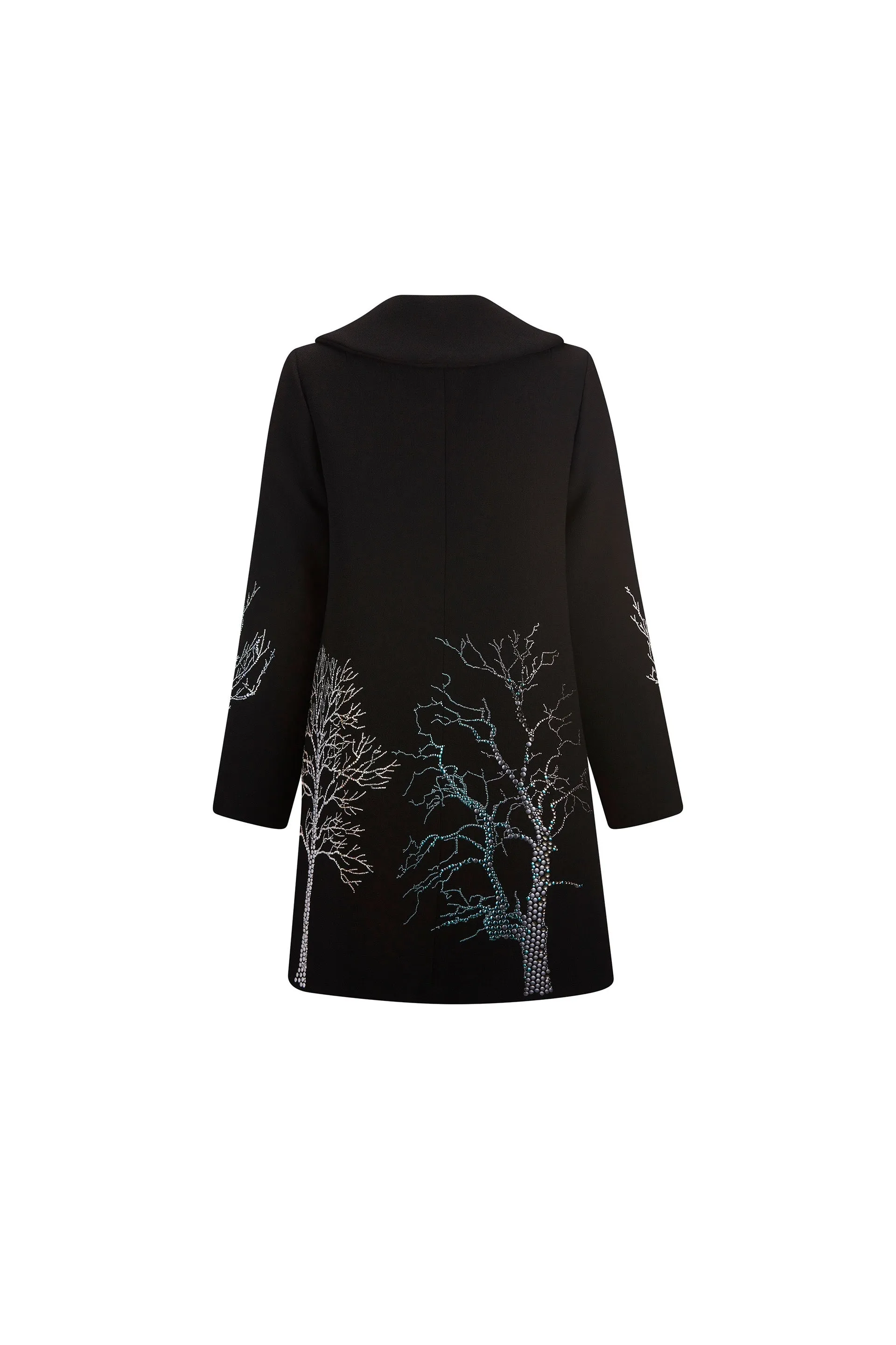 'CRYSTAL FOREST' PETER PAN COLLAR COAT