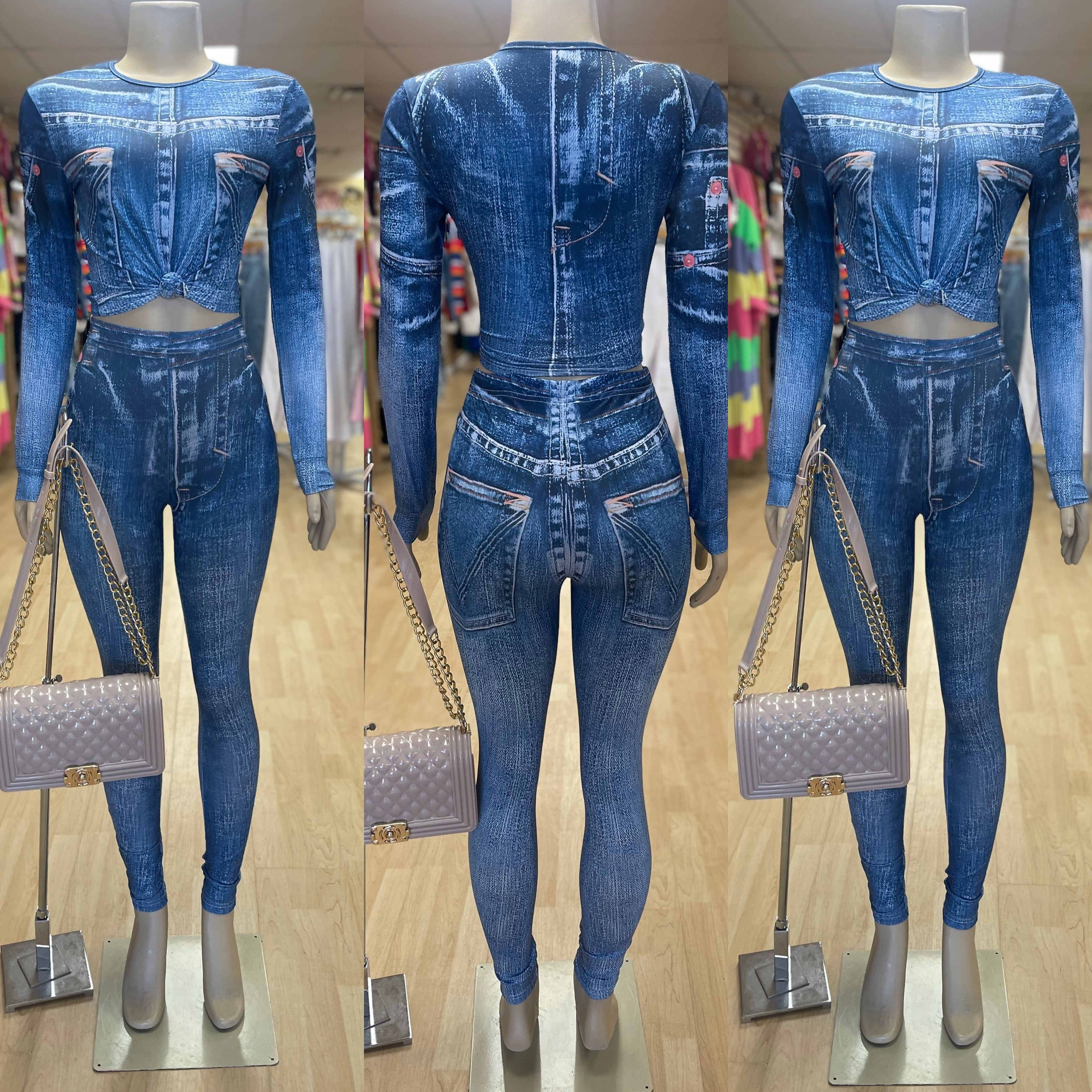 Denim 3D Stretch Set