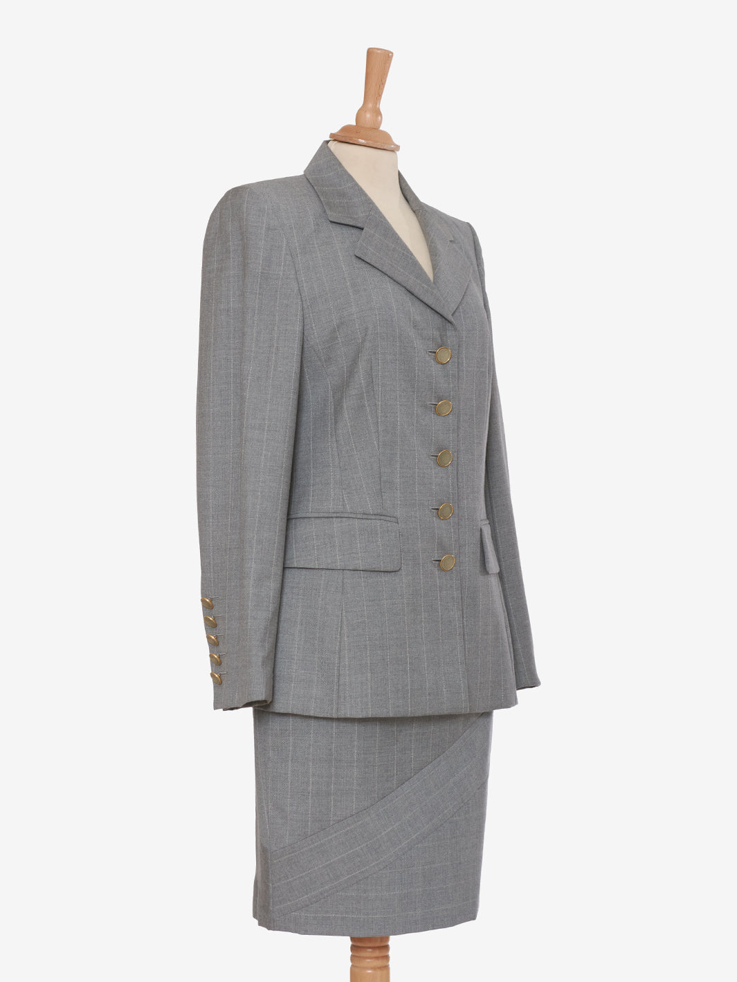 Escada Grey suit in cool wool