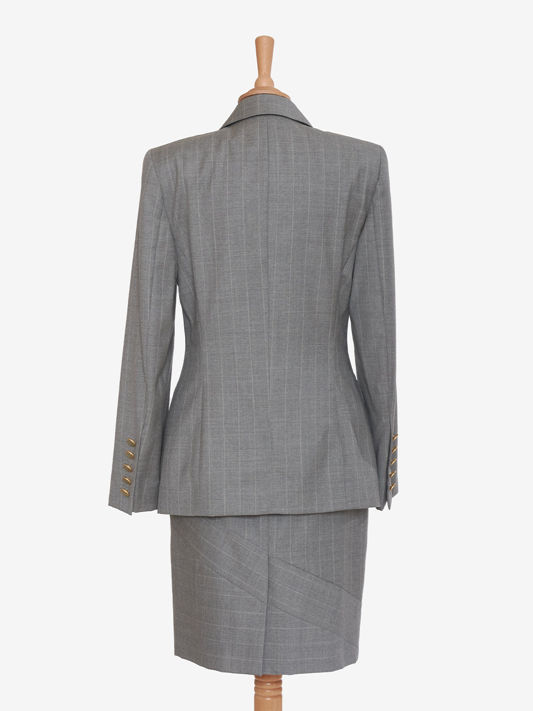 Escada Grey suit in cool wool