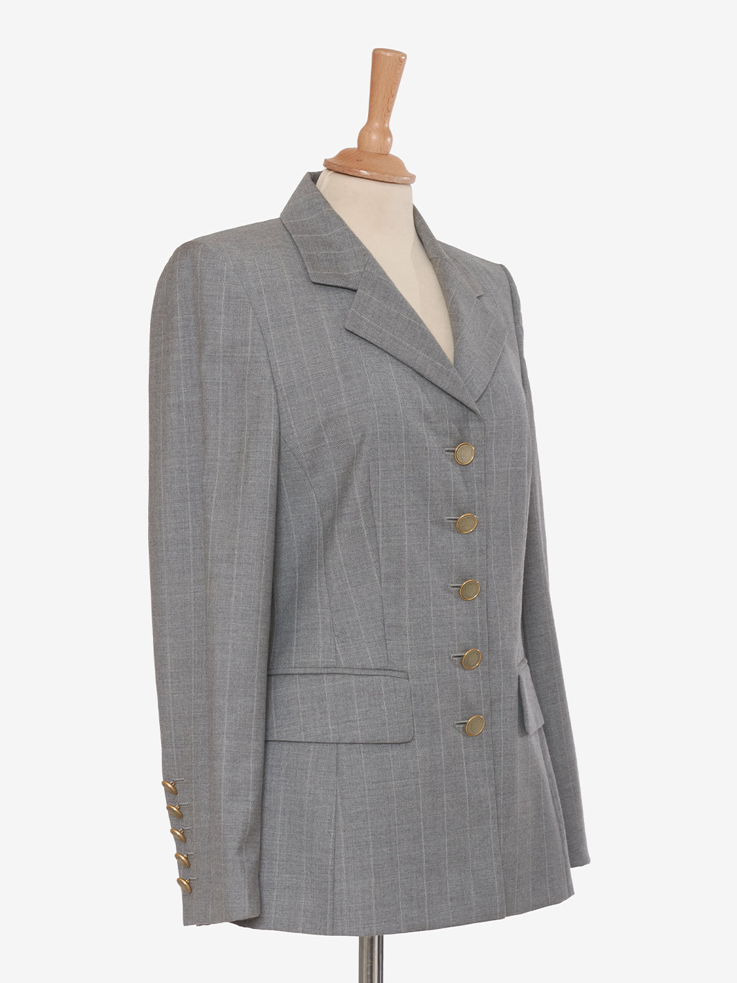 Escada Grey suit in cool wool