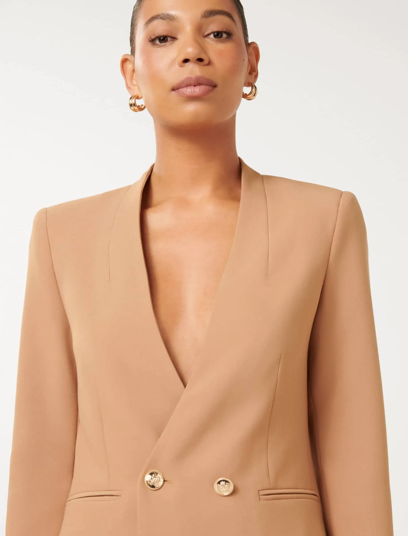 EverNew Taylor Double-Breasted Blazer