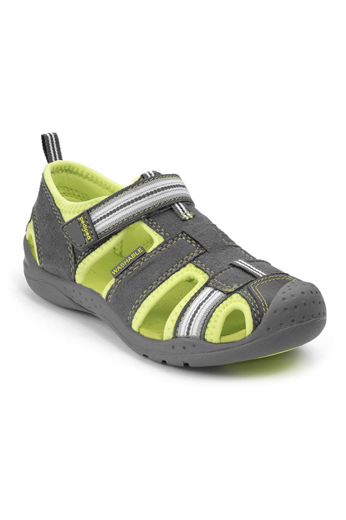 Flex Sahara Grey Lime Adventure Sandals