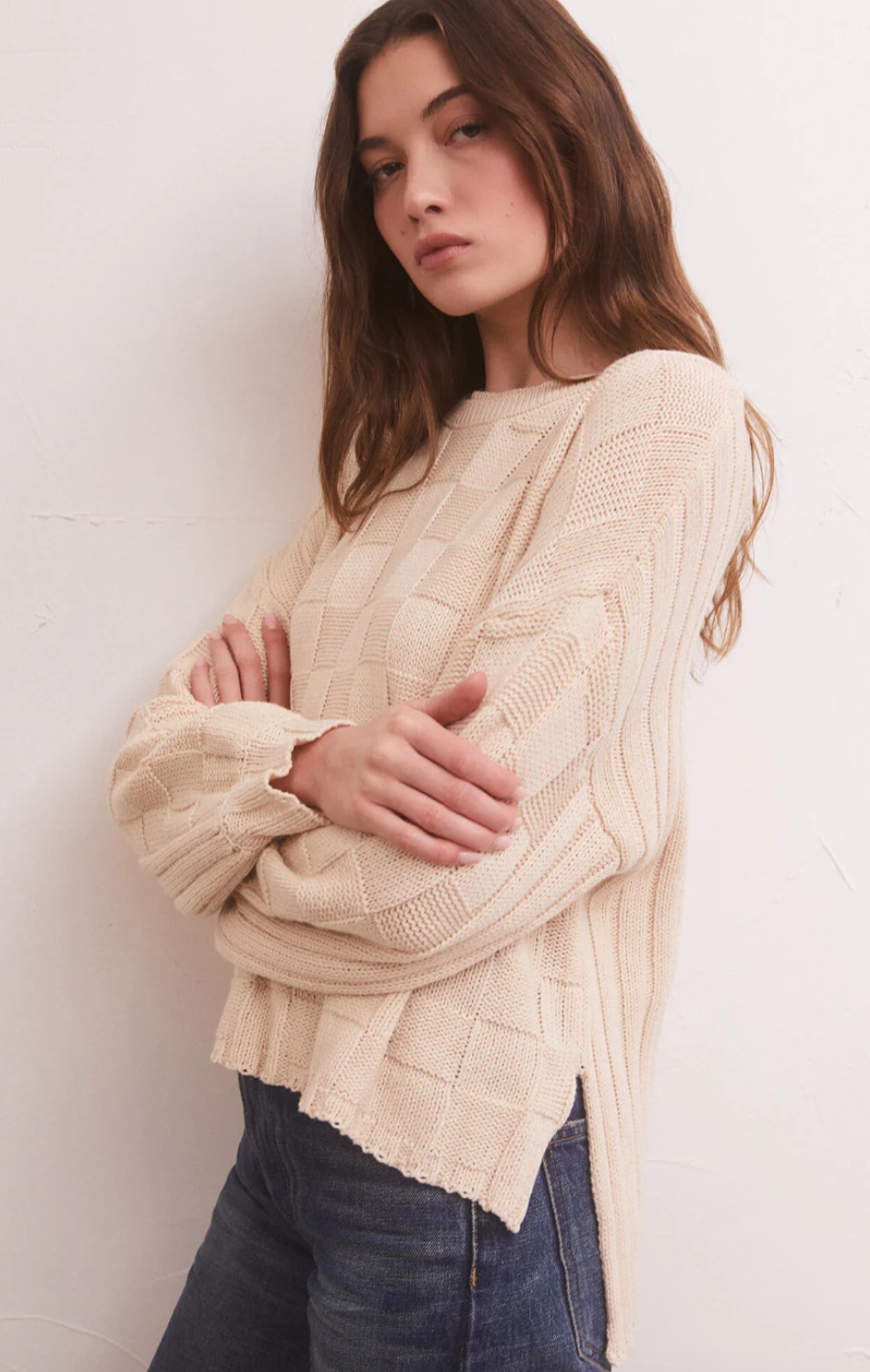 Foster Checker Sweater