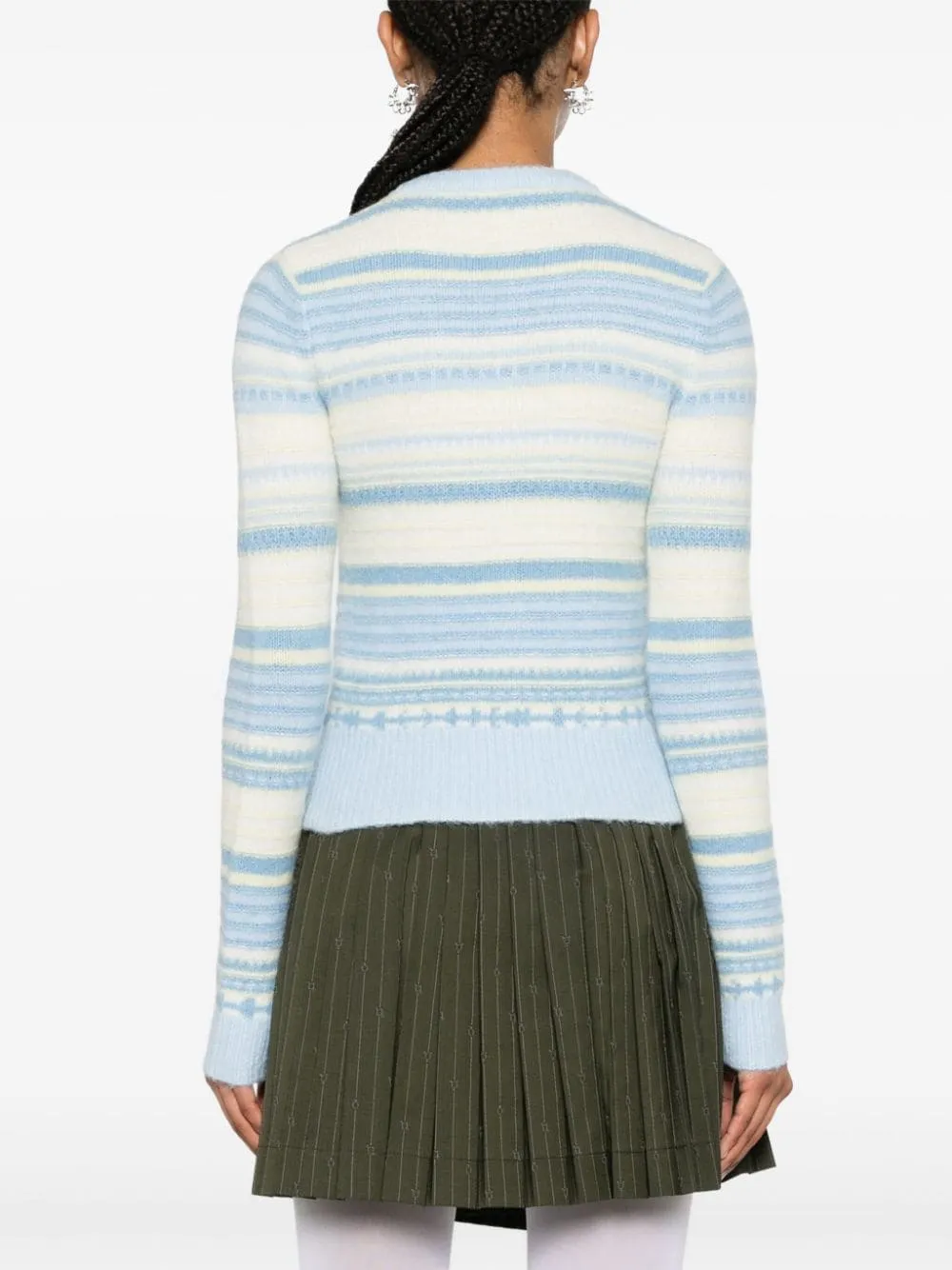 Ganni Sweaters Clear Blue