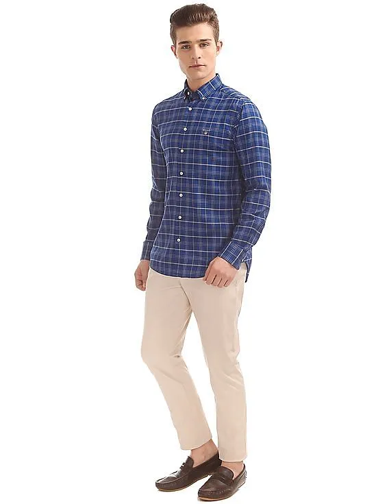 Gant Tech Prep Oxford Check Regular Button Down Shirt