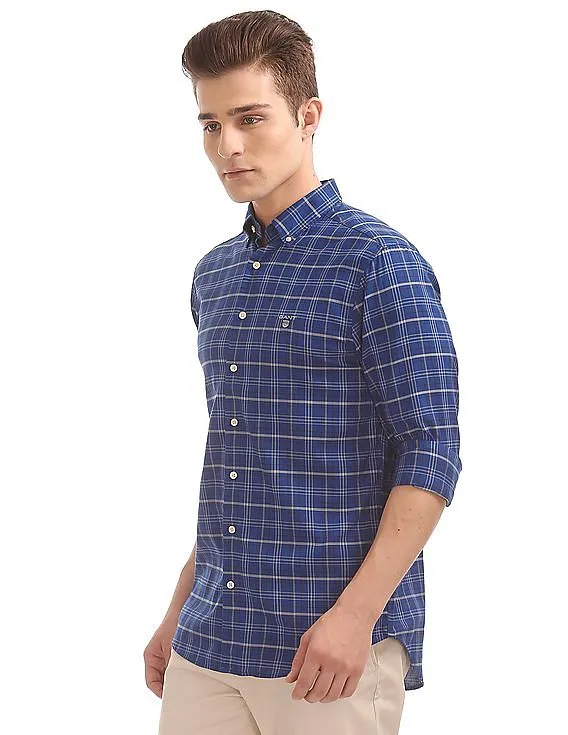 Gant Tech Prep Oxford Check Regular Button Down Shirt