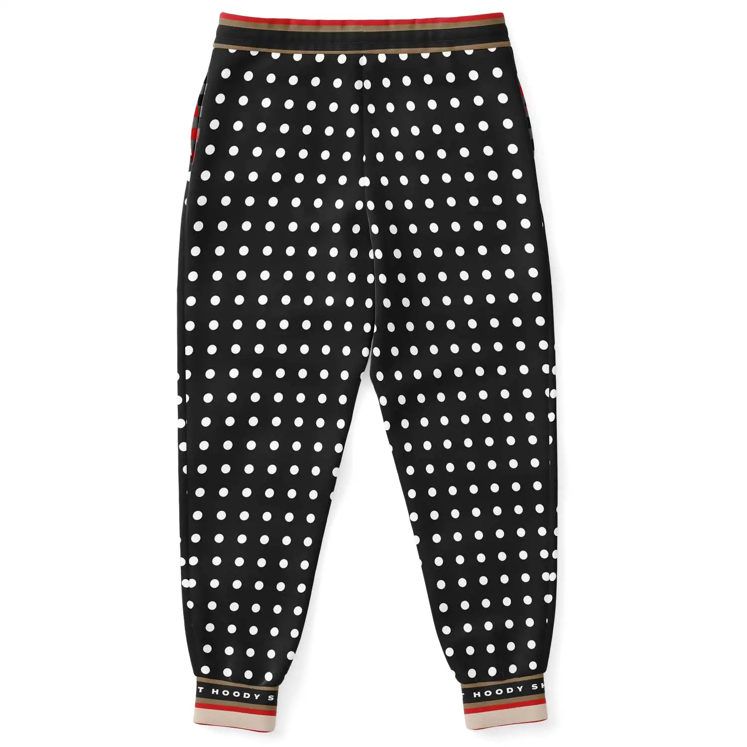 Gold Line Polka Unisex Eco-Poly Joggers