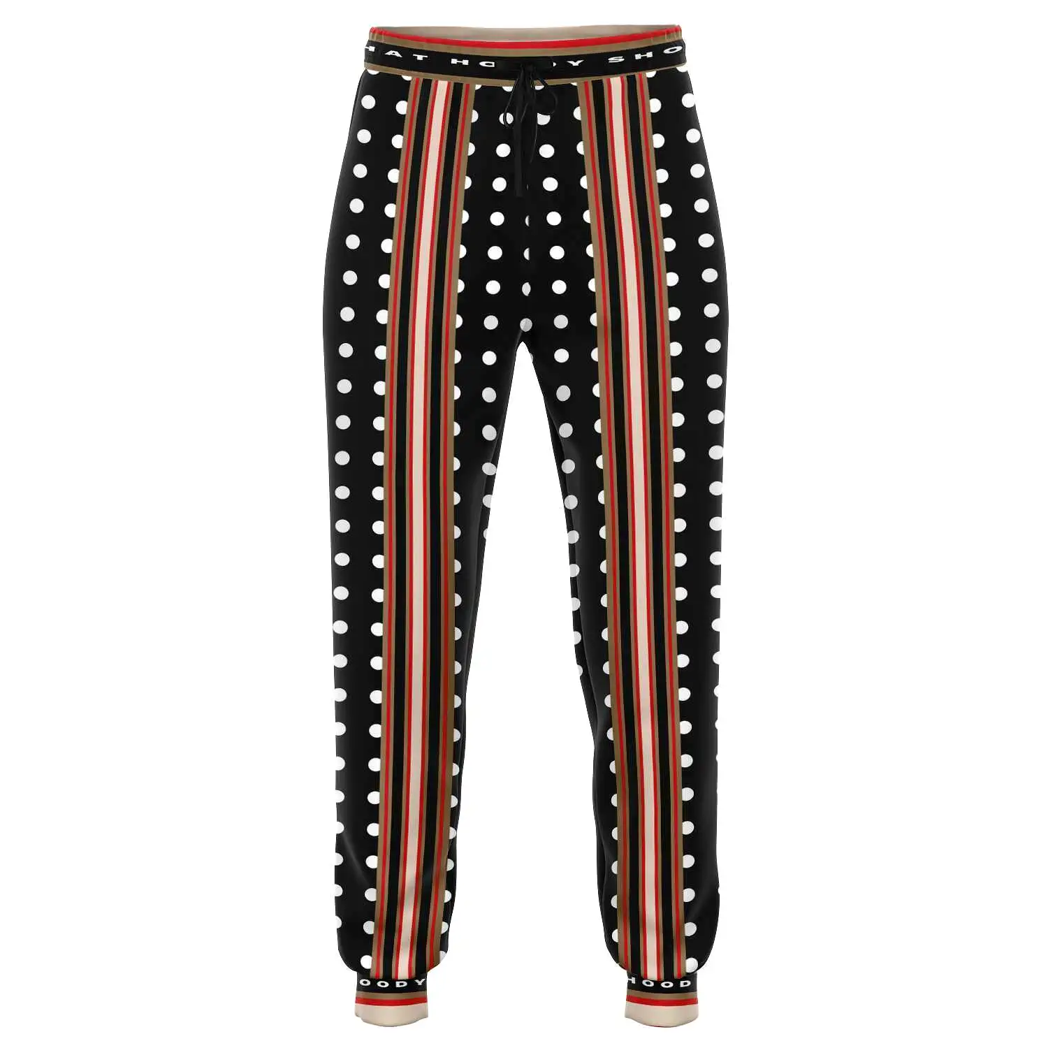 Gold Line Polka Unisex Eco-Poly Joggers