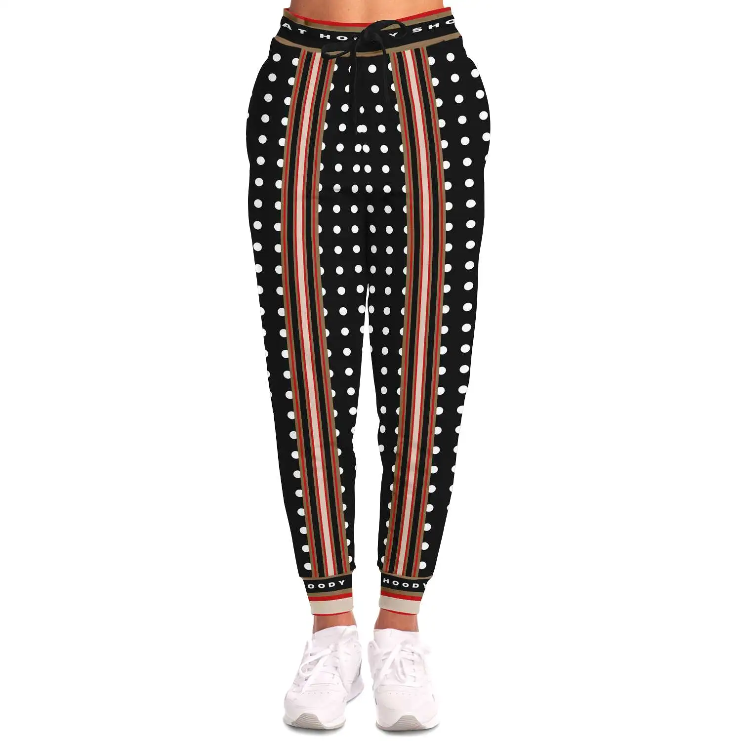 Gold Line Polka Unisex Eco-Poly Joggers