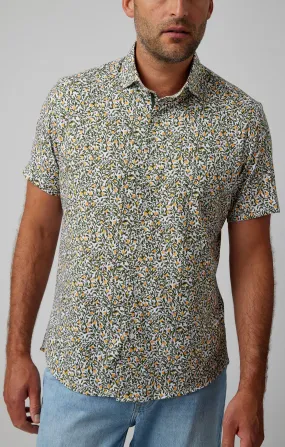 GRAPEFRUIT TREE PRINT SHORT SLEEVE SHIRT