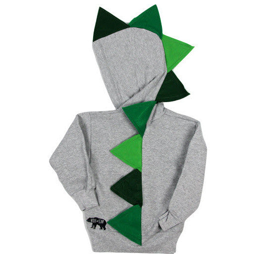 Green Ombre Dino Hoodie